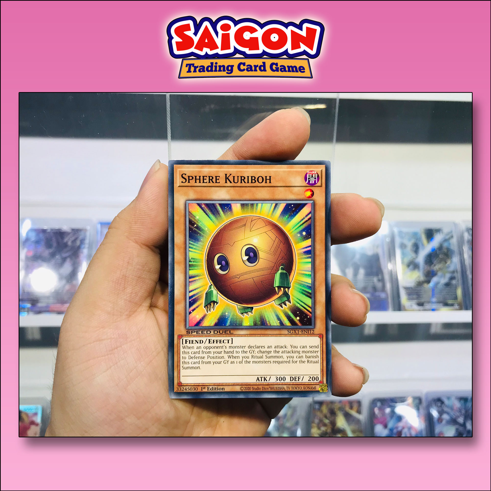Thẻ bài yugioh mã sgx1-eni12 - sphere kuriboh - common - 1st edition
