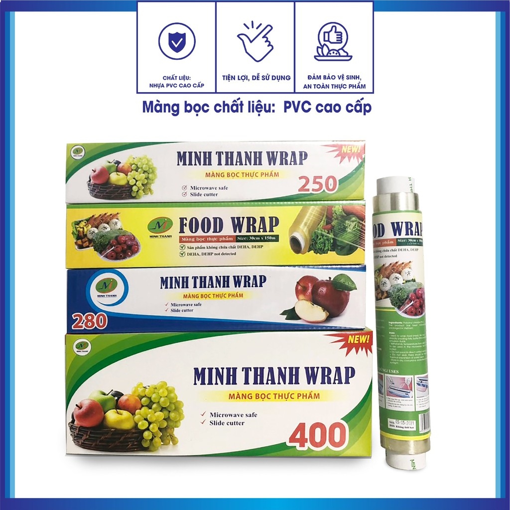 ◎ Màng bọc thực phẩm PVC Minh Thành