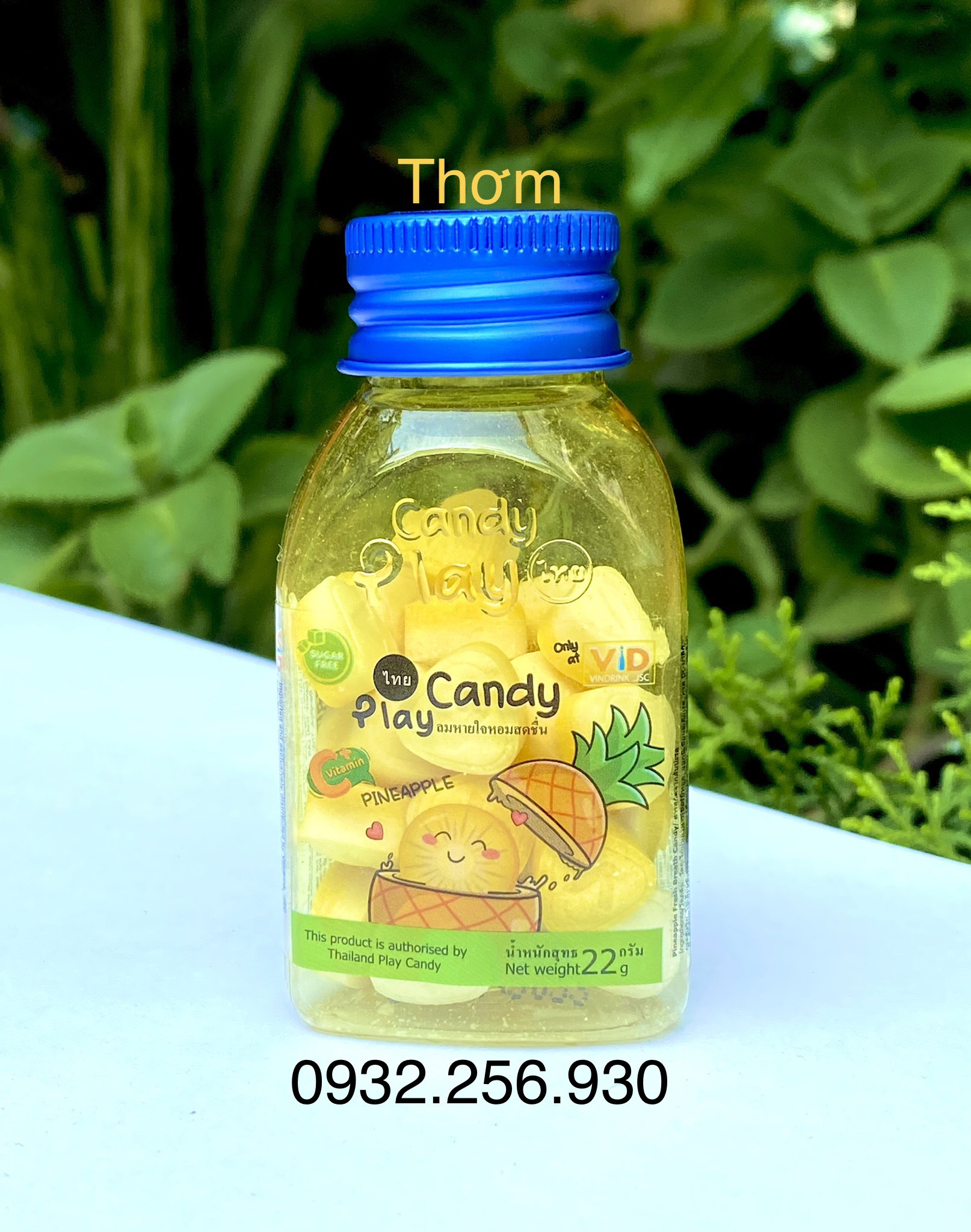 KẸO NGẬM PLAY VID vị Thơm 22g