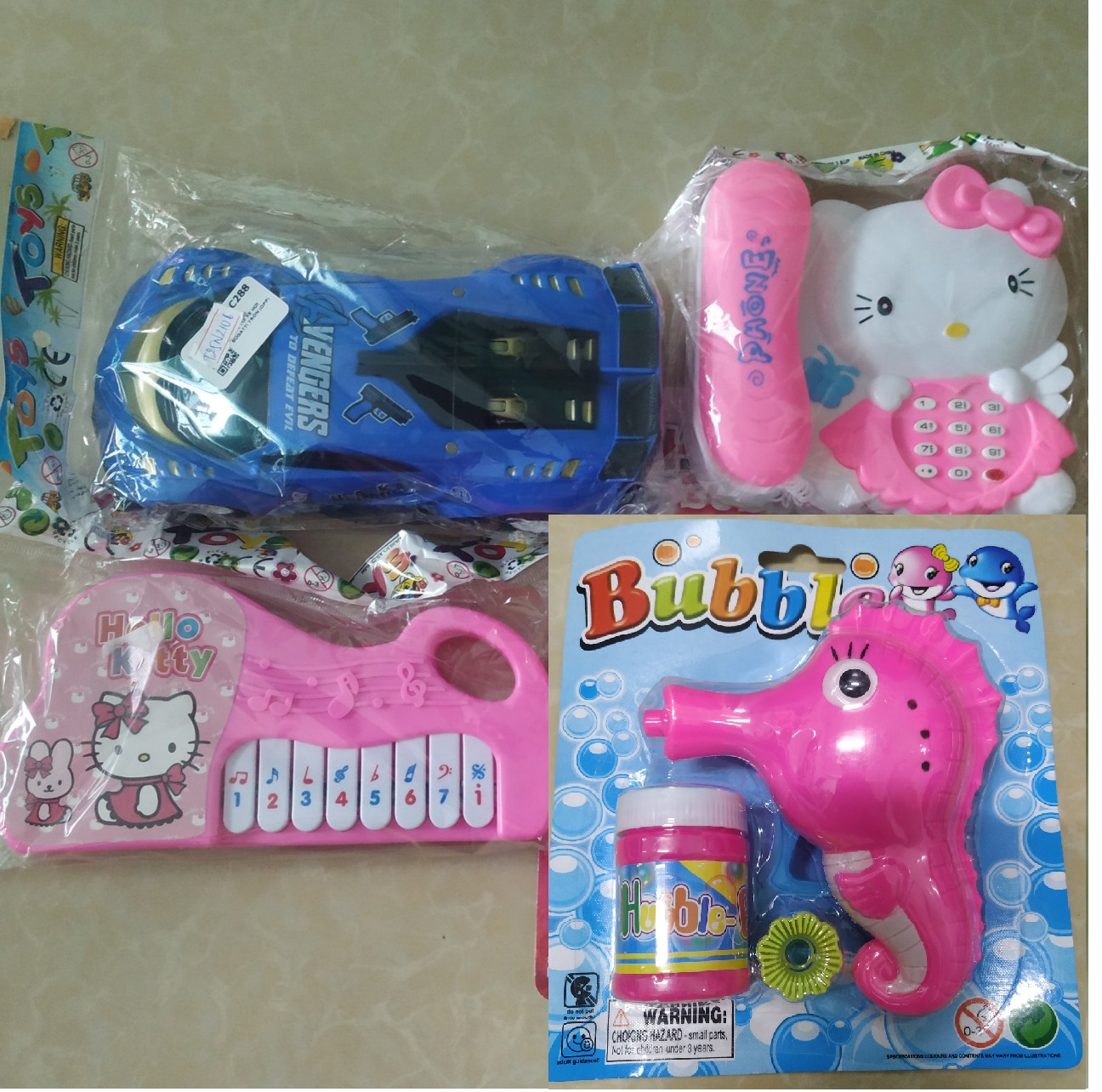 Combo 4 món đồ chơi 100K, 2 món 100K