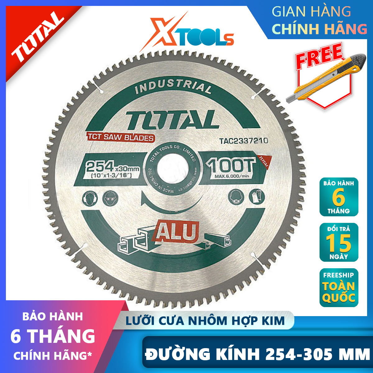 Saw Blade aluminum total | saw blade aluminum alloy TCT, number of teeth: 100-120 type Sawtooth: TCT, refers to Để cutter/wood sawdust flexible, fast and effective