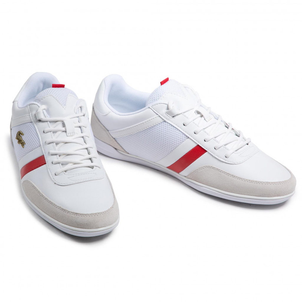 [FreeshipMAX] Giày Lacoste Giron 721 – Trắng/Đỏ