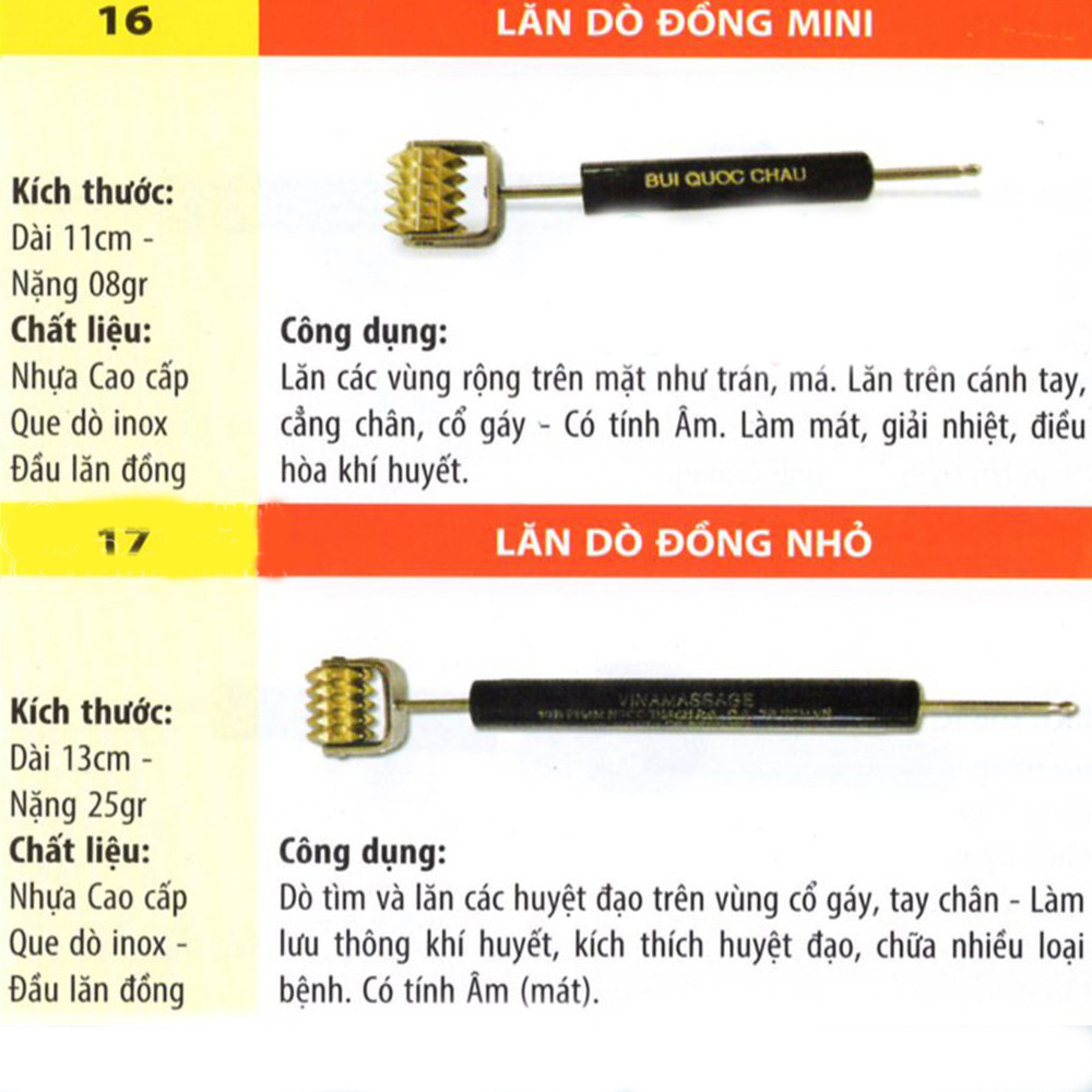 Lăn Dò Đồng Diện Chẩn Vinamassage