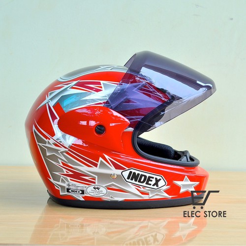 MŨ BẢO HIỂM FULLFACE INDEX(PHÙ HỢP CHO VÒNG ĐẦU TỪ 55-60CM BẢO HÀNH 12 THÁNG)