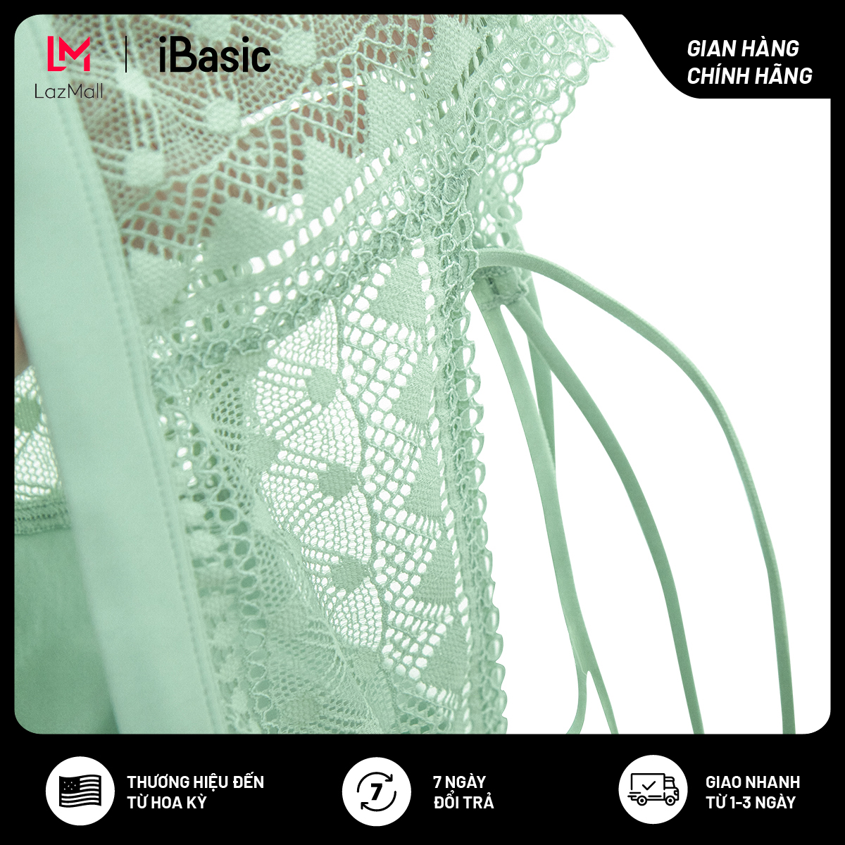 Áo bralette iBasic không gọng mút mỏng BRAW153