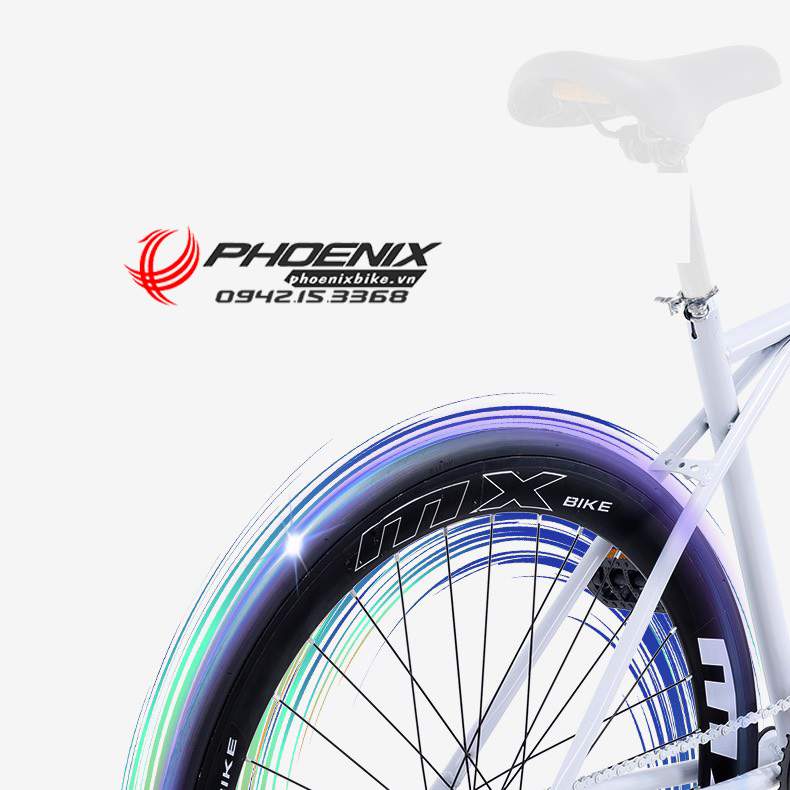 Xe đạp Fixed Gear EG-01 vành 60 2024 siêu rẻ