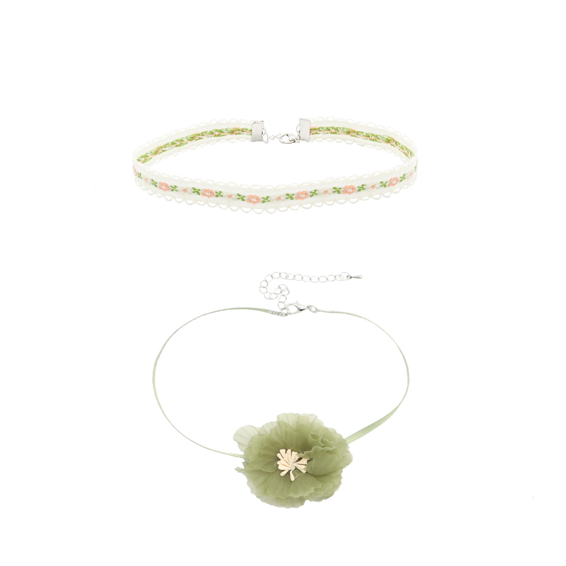 [HCM]Set 2 dây choker xanh siêu xinh