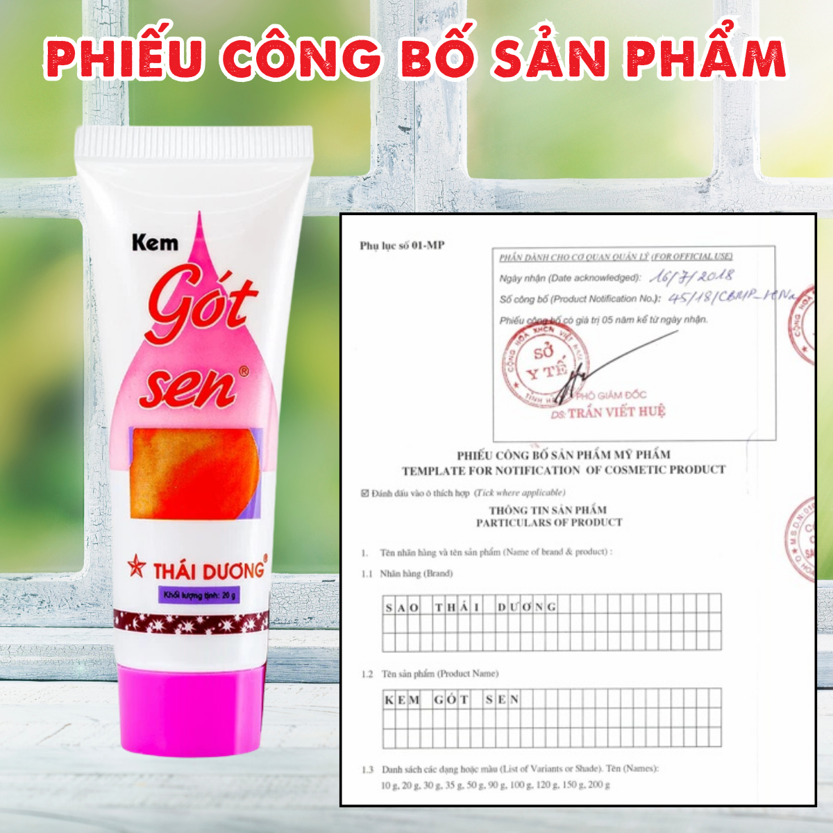 Kem ngừa nứt gót chân Gót Sen Thái Dương (20g)