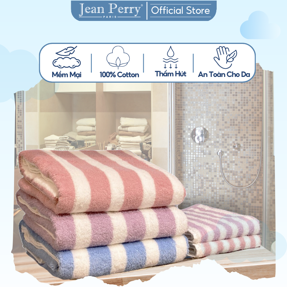 Perry Tokyo stripe cotton towel