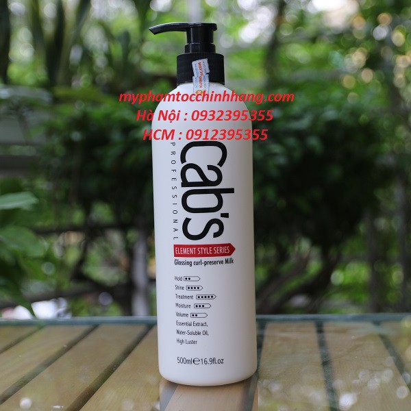 GEL DƯỠNG GIỮ NẾP TÓC UỐN CAB'S 500ml - PHÁP