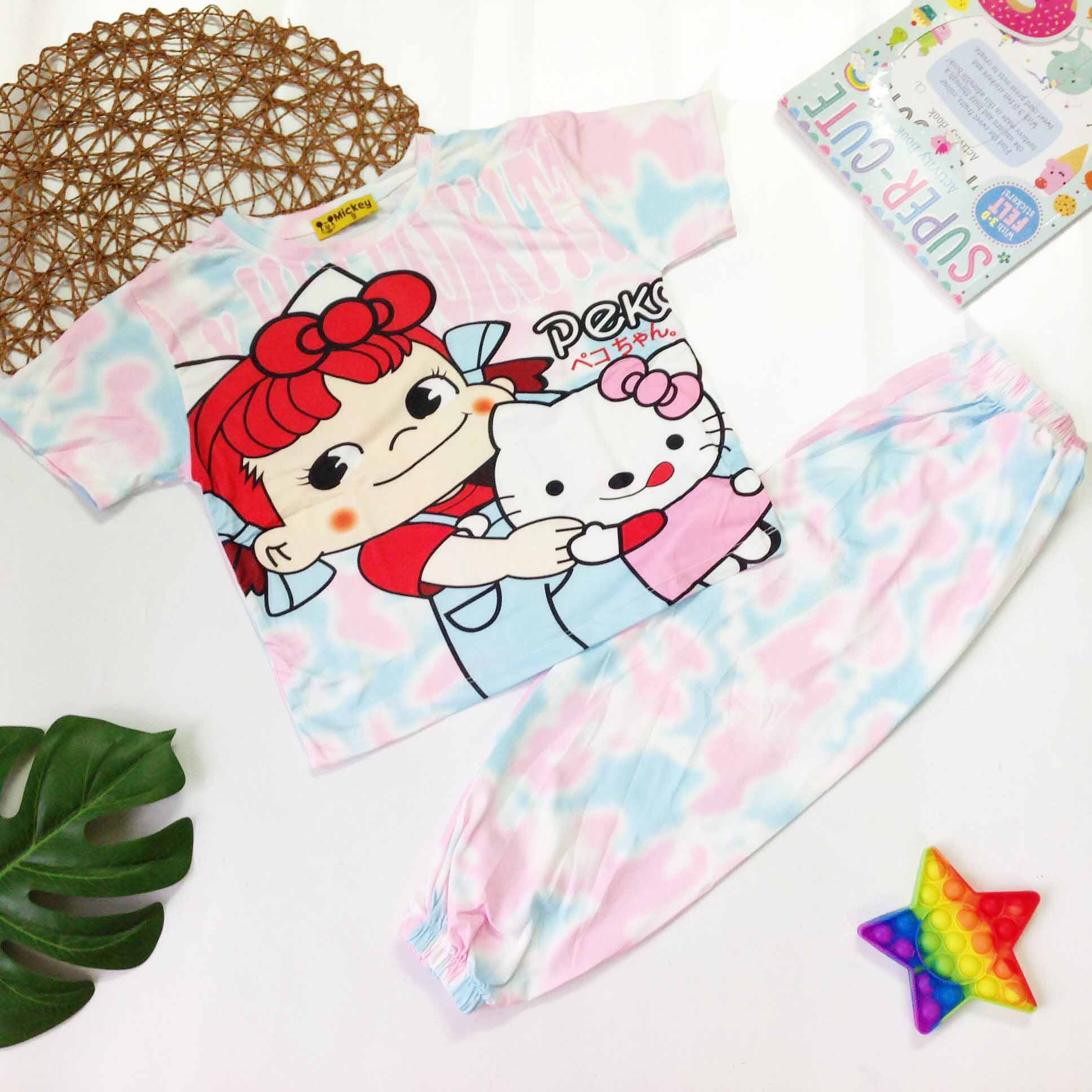 BỘ THUN LẠNH 3D BÉ GÁI