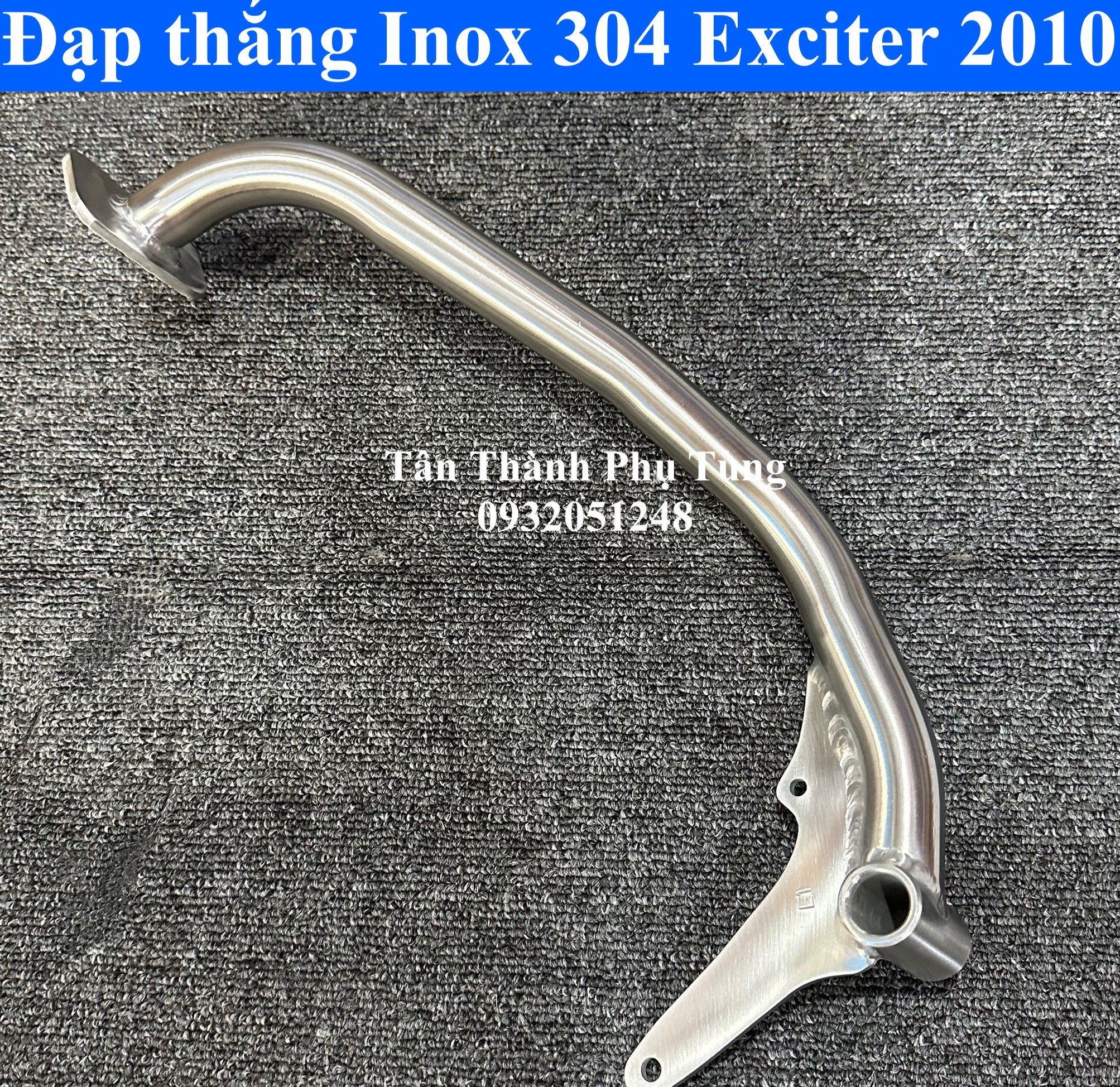 Đạp thắng Exciter 2010 Inox 304 CTS