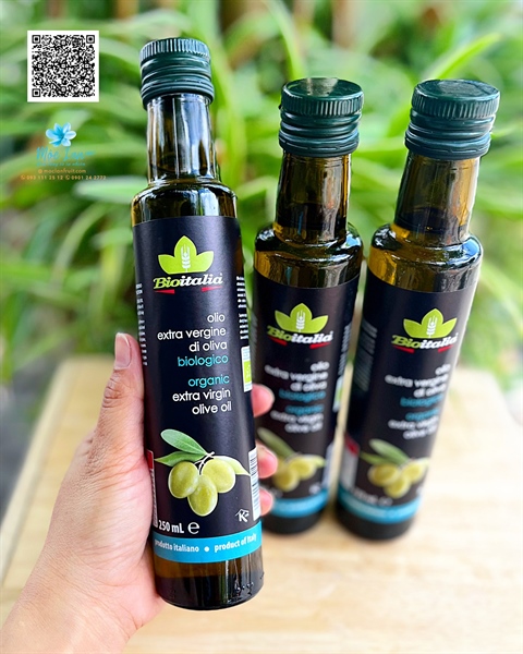 Dầu Olive nguyên chất hữu cơ Bioitalia
