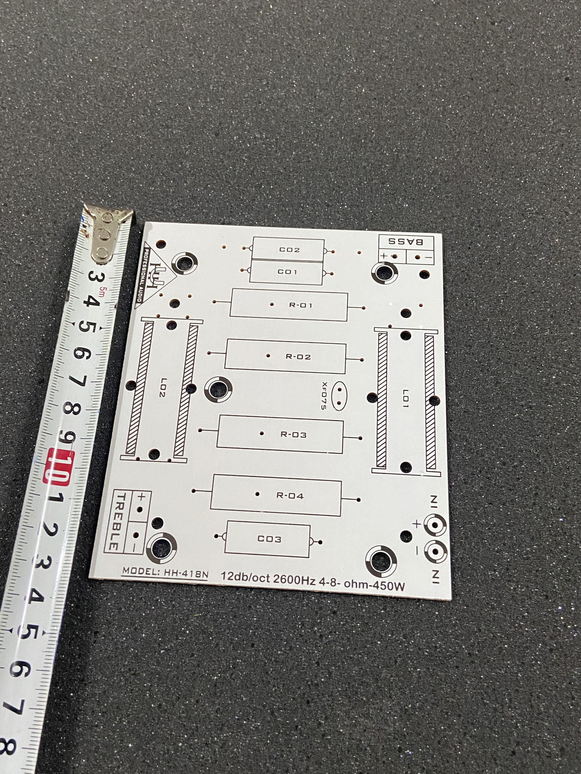 Bo mạch in pcb phân tần loa 1 bass 1 treble ( 1 cái)