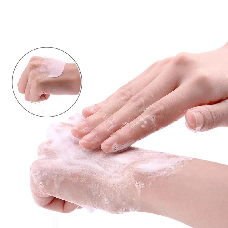 Xà Phòng Giấy Dùng 1 Lần,Tiện Lợi,nhỏ Gọn, Dễ Dàng Bỏ Túi Mang Theo(hộp 20 Miếng)