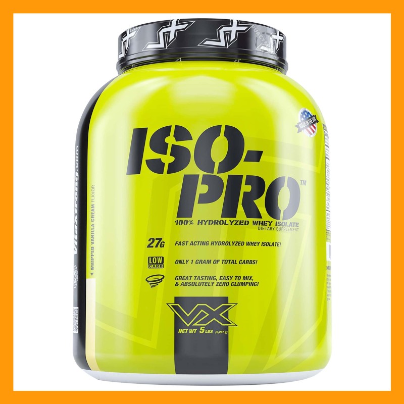 WHEY PROTEIN - VITAXTRONG - ISO PRO - 5Lbs - Bổ sung protein tăng cơ giảm mỡ - Từ Mỹ
