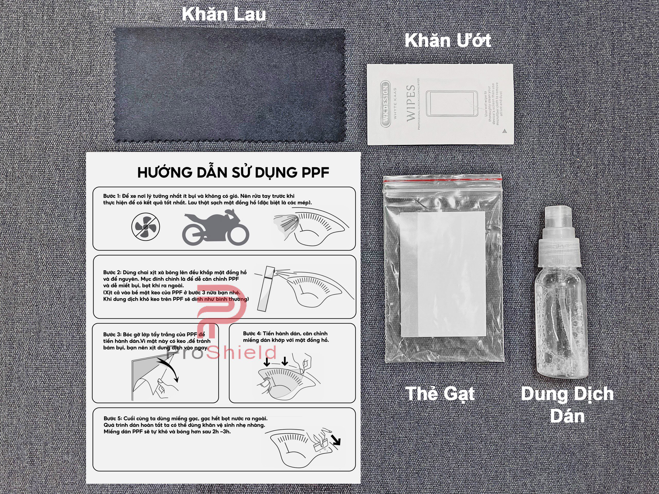 Miếng Dán PPF Bảo Vệ Mặt Đồng Hồ Cho Xe Vision 2015 - 2020