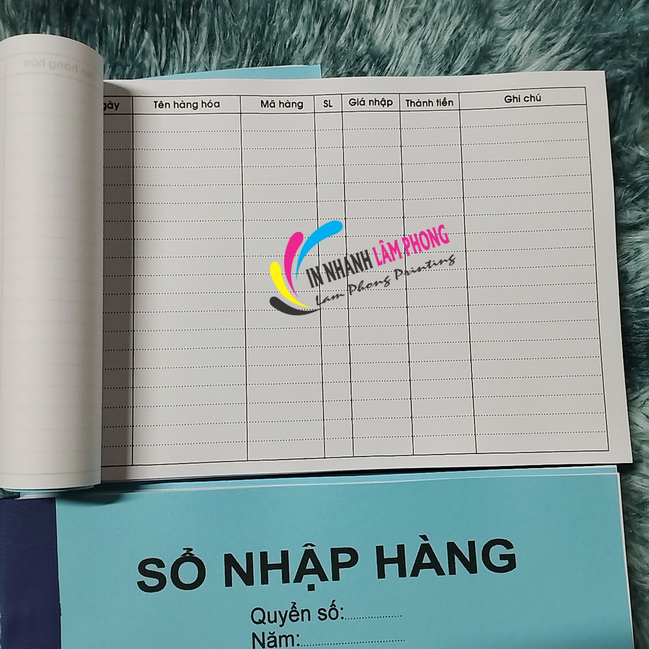 Sổ nhập hàng, sổ nhập kho, sổ quản lý nhập hàng A4, A5