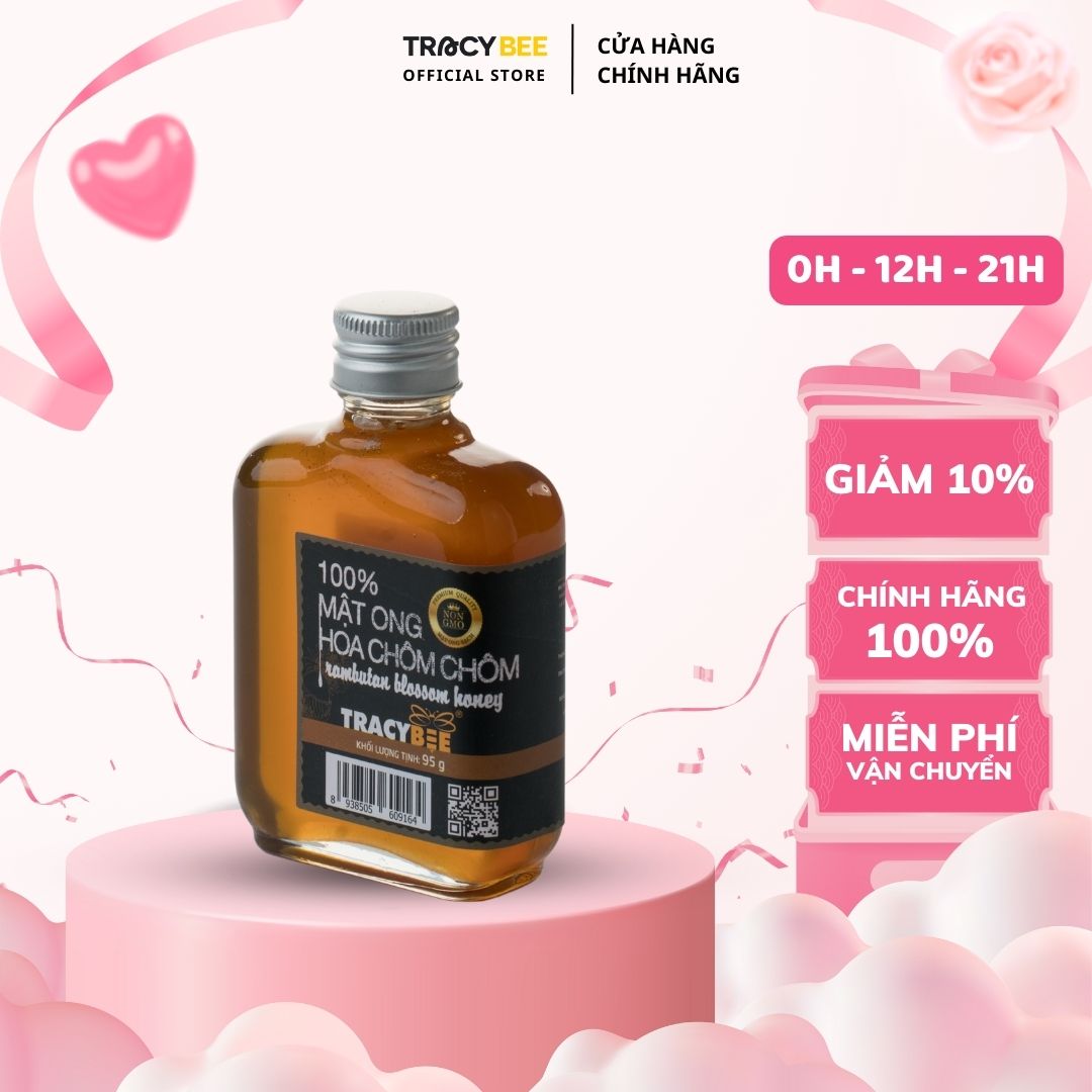Mật ong hoa chôm chôm Tracybee 95G