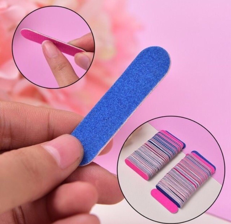 ( Combo 5) Dũa móng tay mini hỗ trợ làm móng tiện dụng