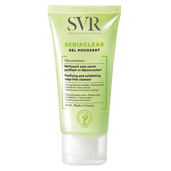Sữa rửa mặt sebiaclear gel moussant
