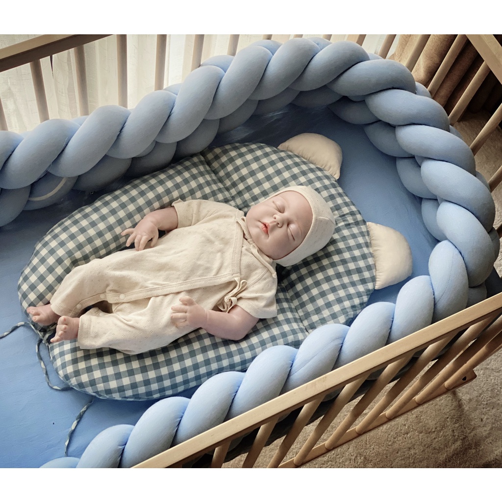 Gối chặn vỏ đỗ tai gấu 2in1 OME cao cấp