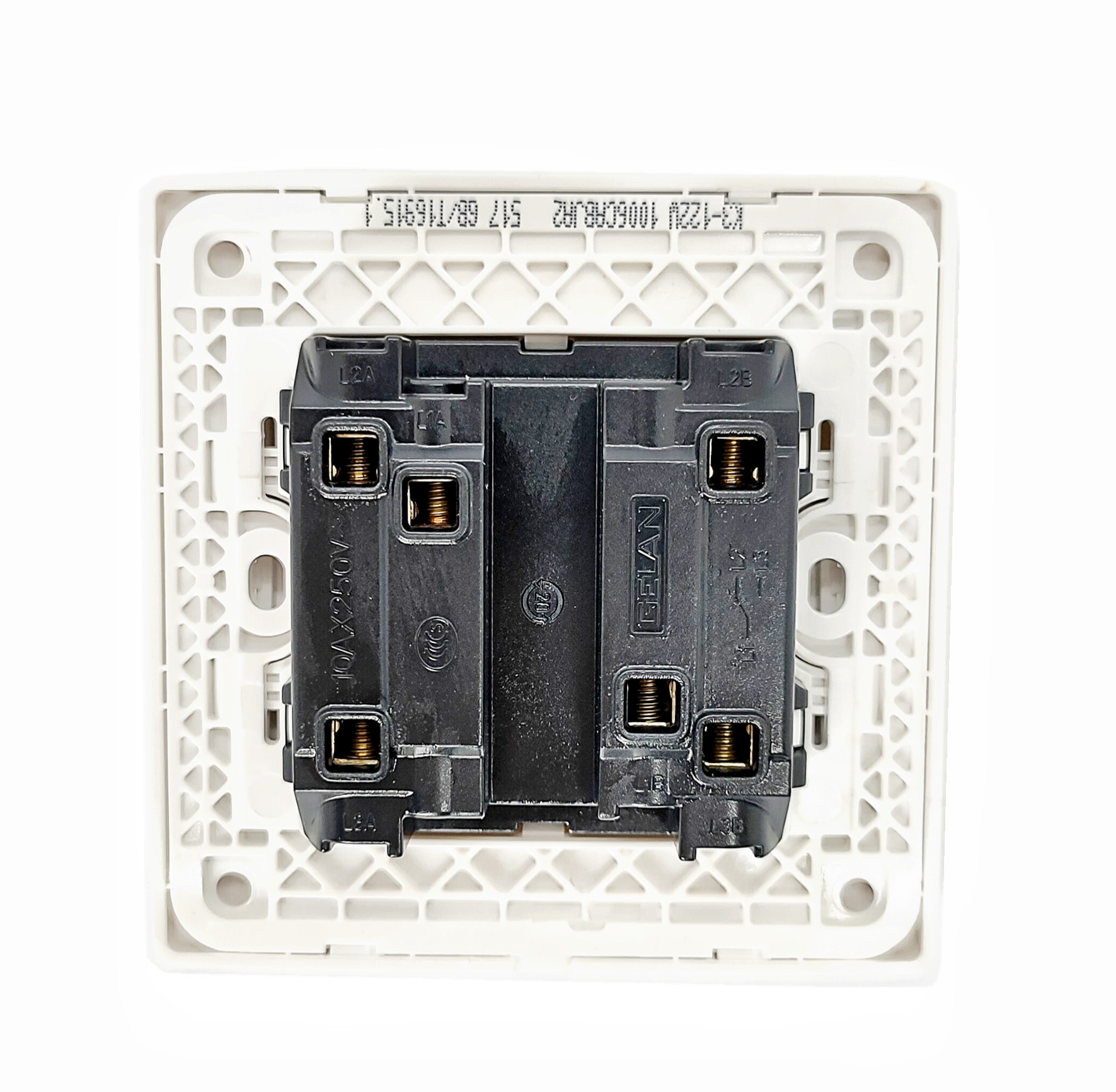 Bộ công tắc đôi Gelan 1/2 chiều 10AX