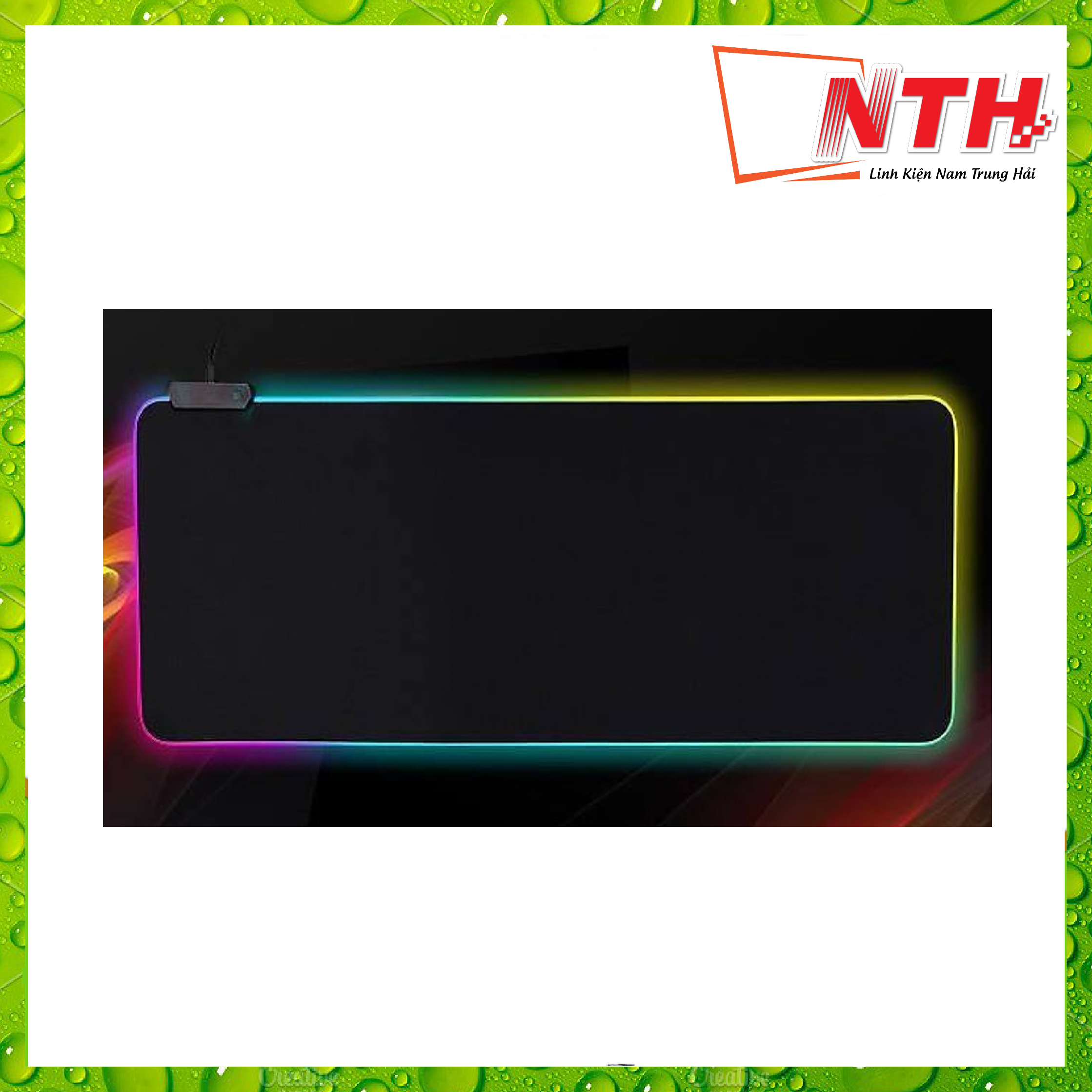 Miếng lót chuột Led RGB size to 80X30X4mm thiết kế hiện đại