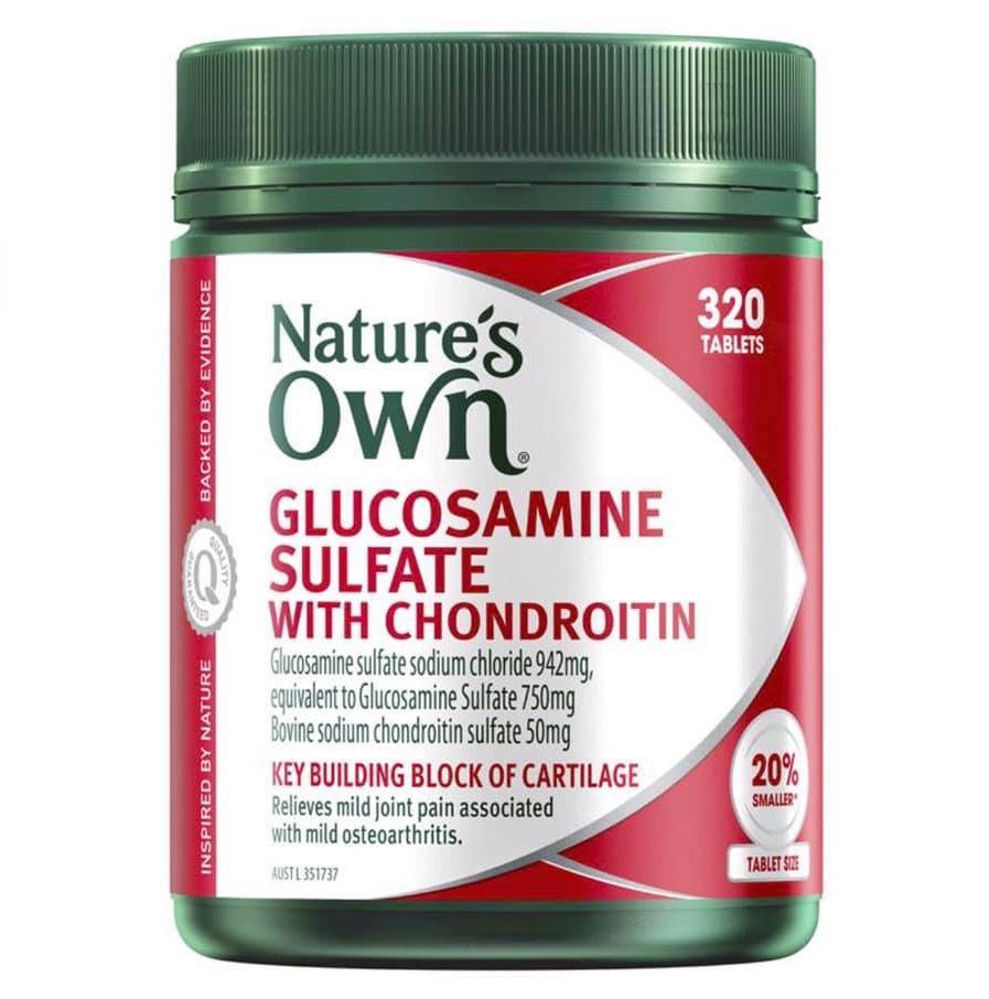 Glucosamine Sulfate 1500 With Chondroitin Nature's Own 320 viên