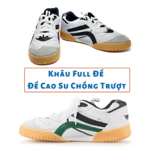 Giày cầu lông ASIA bóng chuyền bóng bàn chạy bộ đế kếp nam có khâu đế