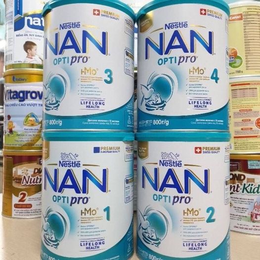 Sữa NAN NGA đủ số cho bé 1 2 3 4