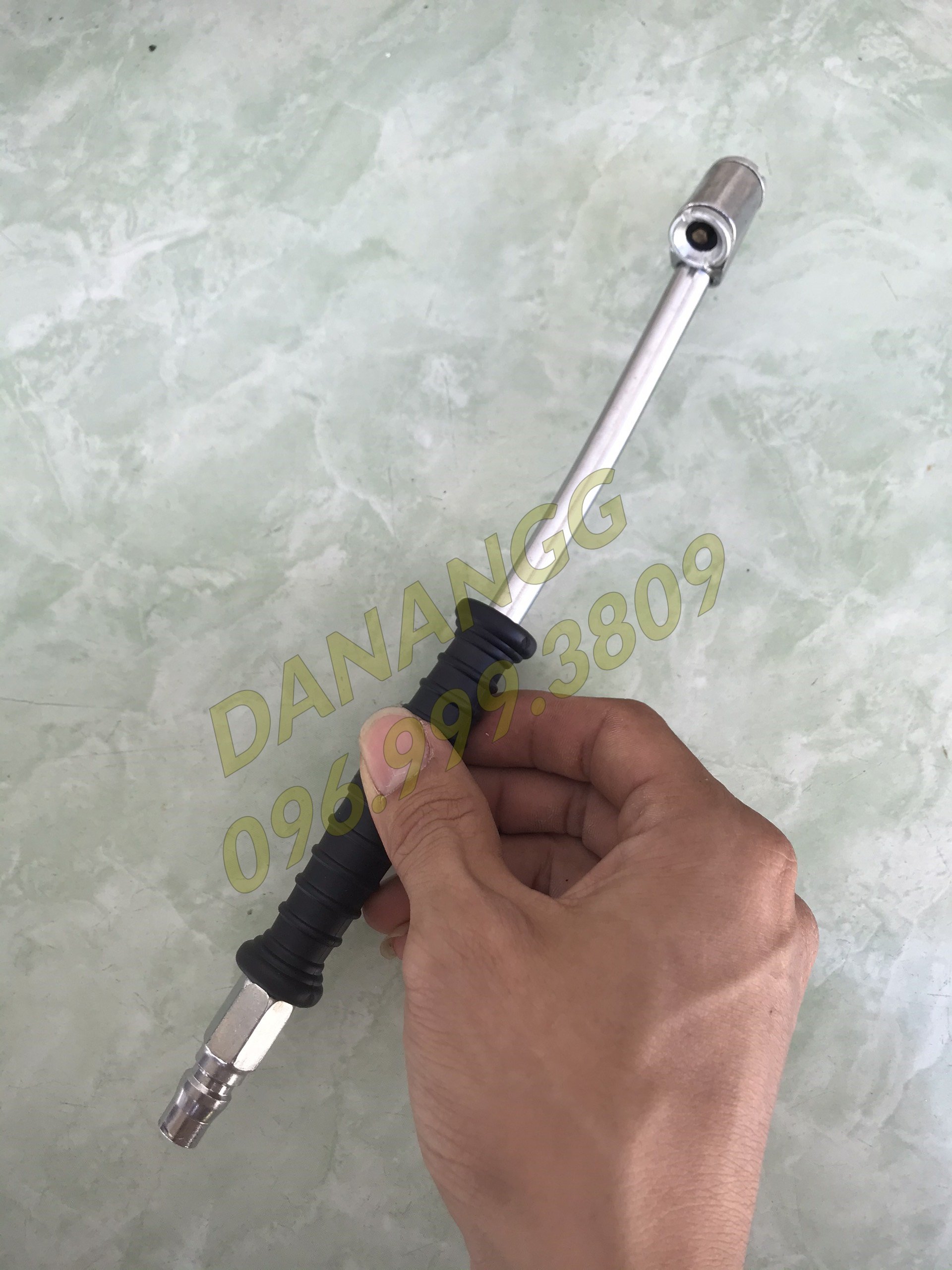Đầu bơm lốp xe đầu dài 2 đầu bơm