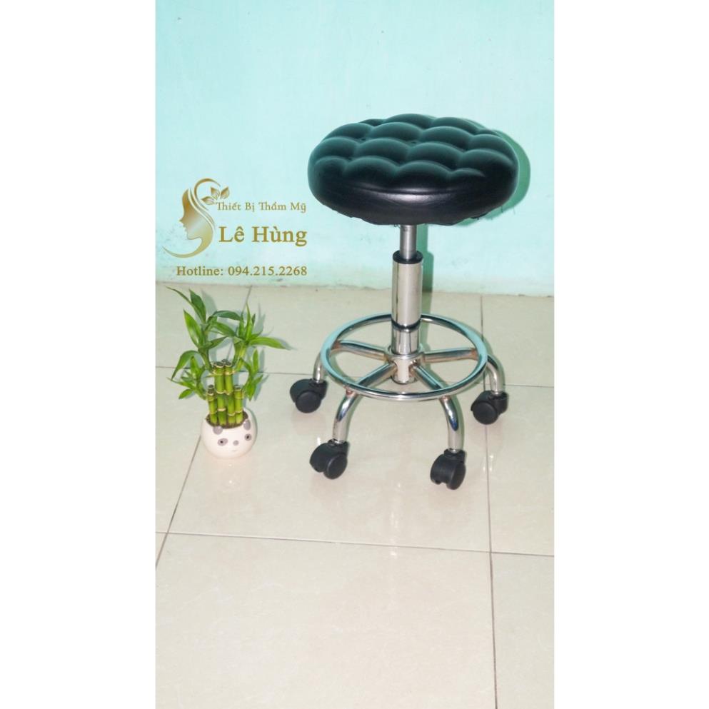Ghế Spa DA MÚI Chân Xoay Loại Đẹp( hàng có sẵn )