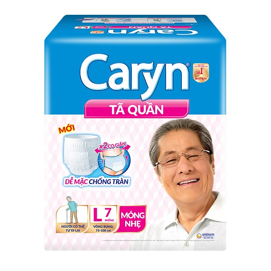 [HCM]Tã Quần Caryn Loại Mỏng Nhẹ L7/L14/L28