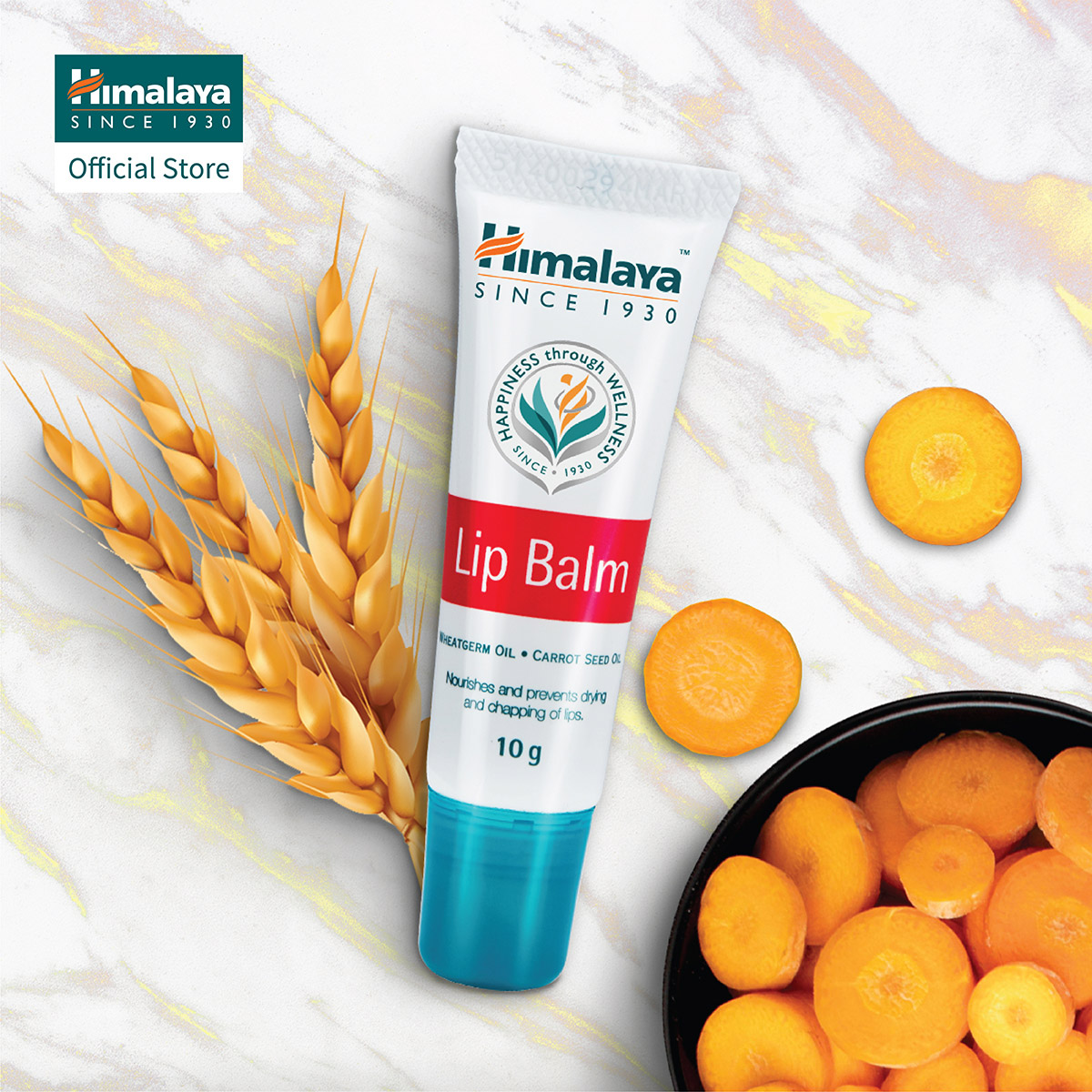 Son Dưỡng Môi Himalaya Lip Balm 10g