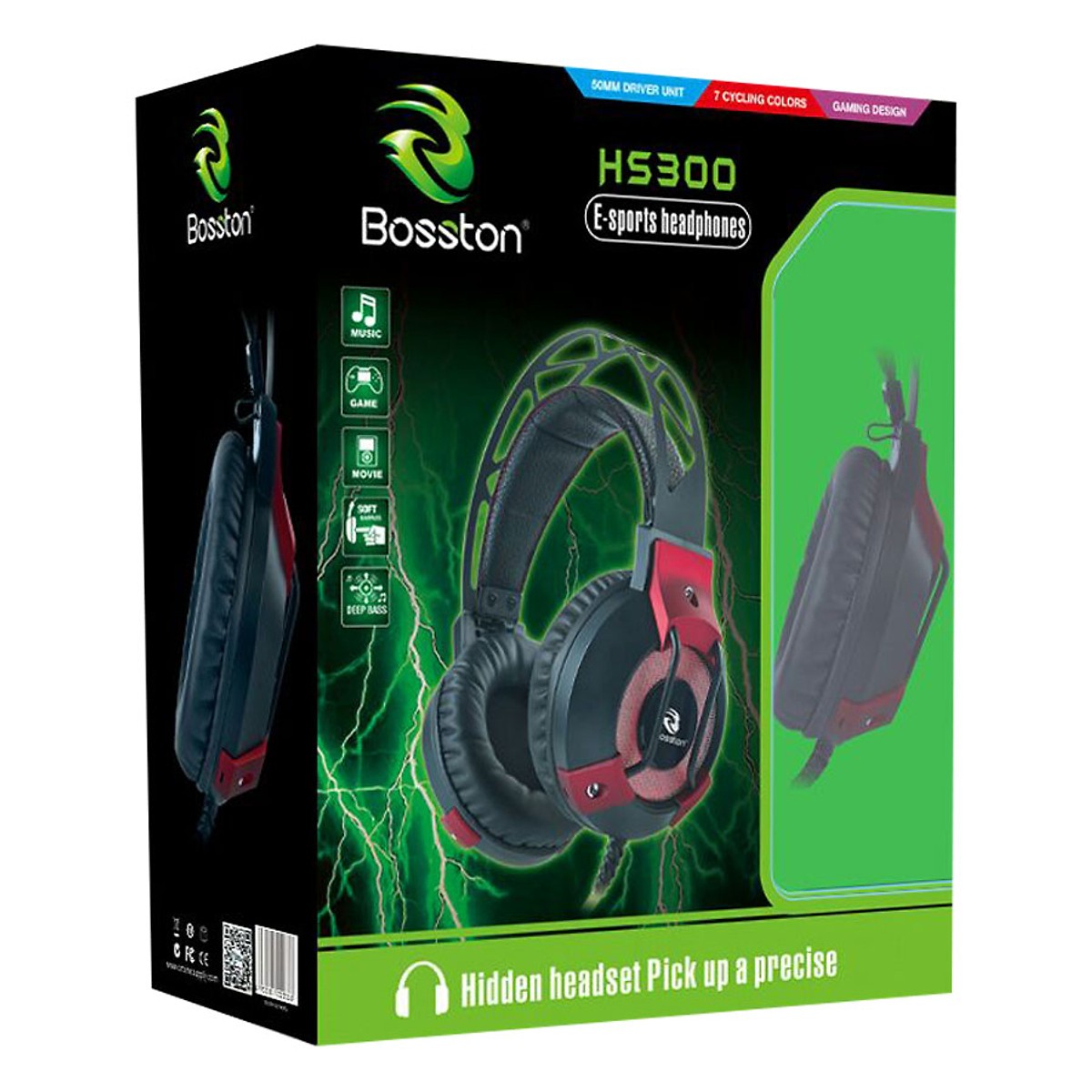 Tai nghe chuyên game Bosston HS300 LED