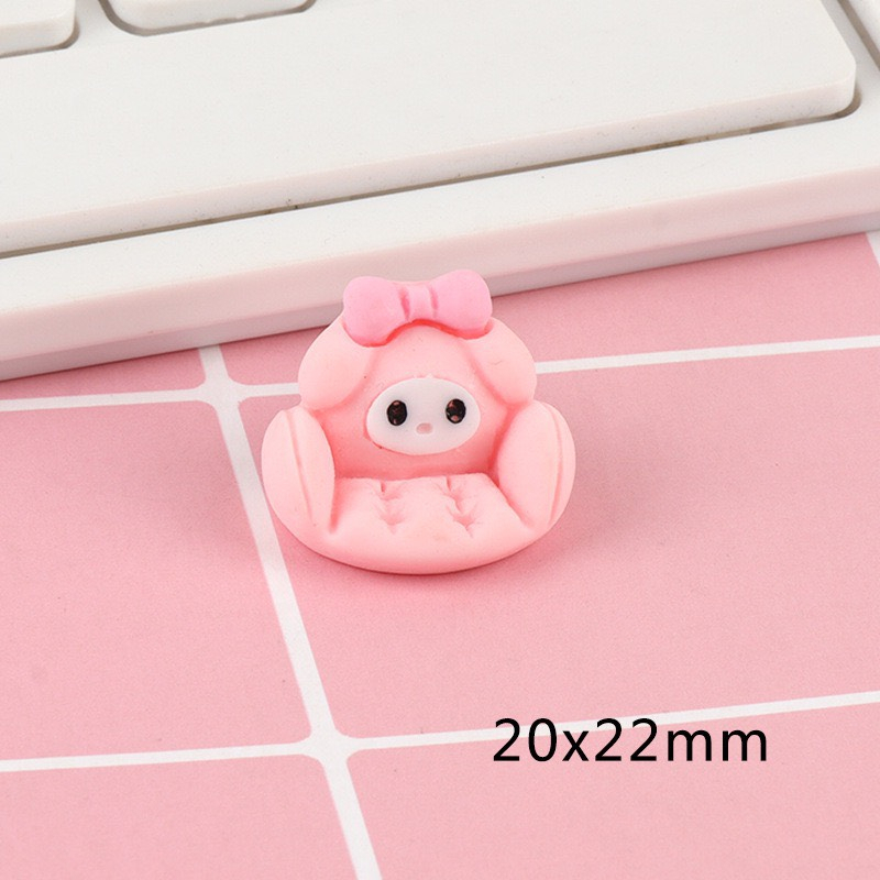 Charm slime/ dụng cụ charm trang trí mô hình ghế sofa bé thú siêu cute