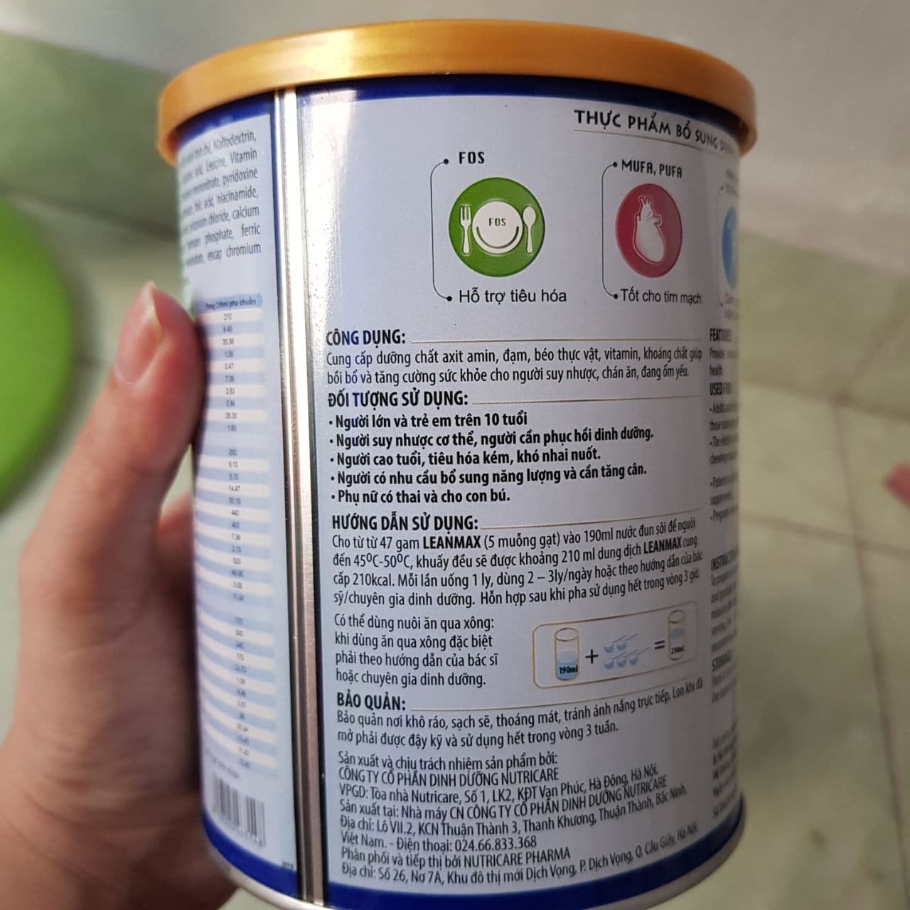 [HCM]Sữa leanmax adult