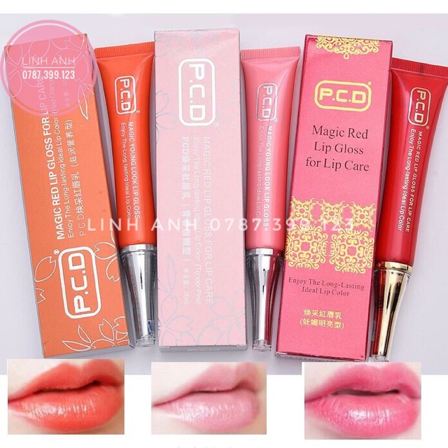 DƯỠNG KÍCH MÀU MÔI PCD Sau Phun Xăm