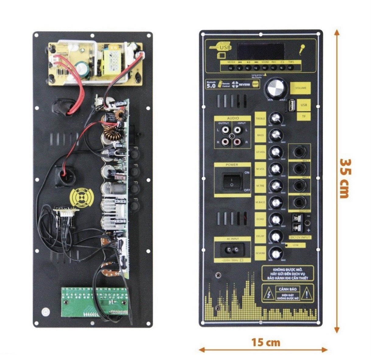 MẠCH CÔNG SUẤT LOA KÉO T8-DSP