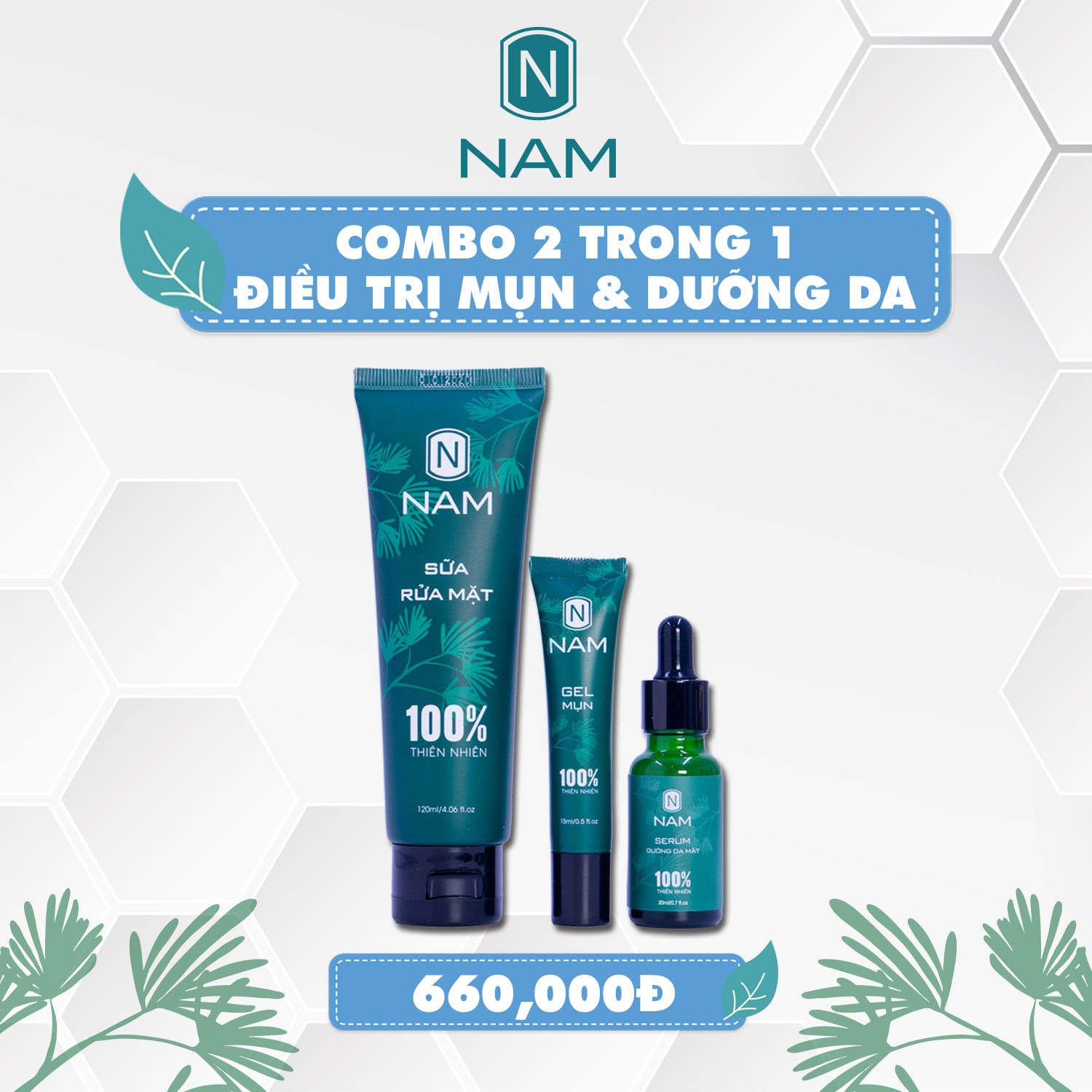 Gel ngừa mụn NAM 15ml
