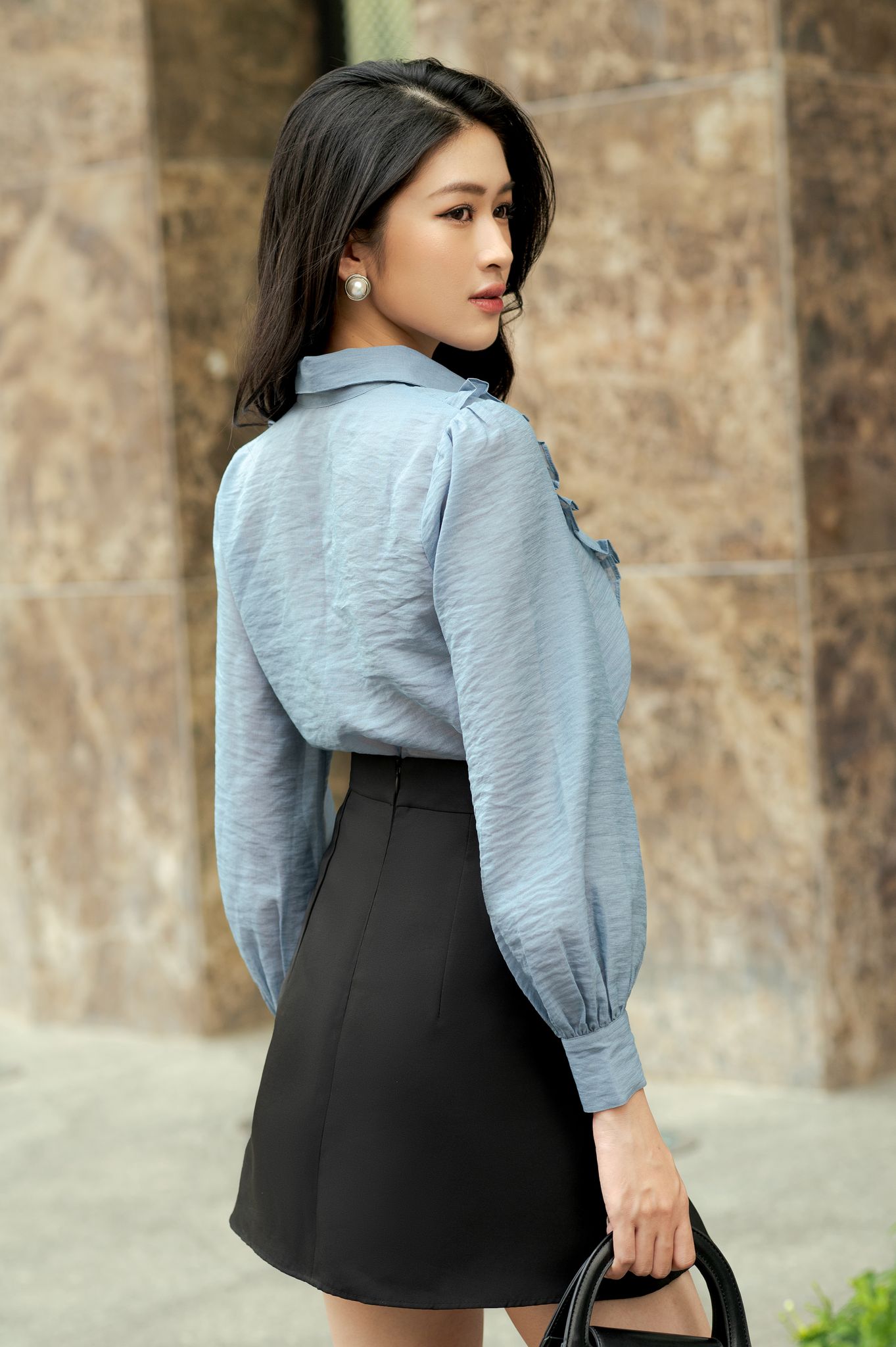 OLV - Áo sơ mi Olwen Ruffle Top