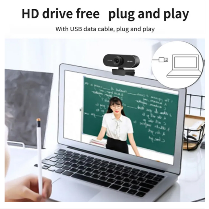 Webcam 8MP Độ phân giải 4K có Microphone Tự động Lấy nét & Ánh sáng Giao Diện 5P mắt kính \ Logitech C170\ A6 A03 Q20 Q59