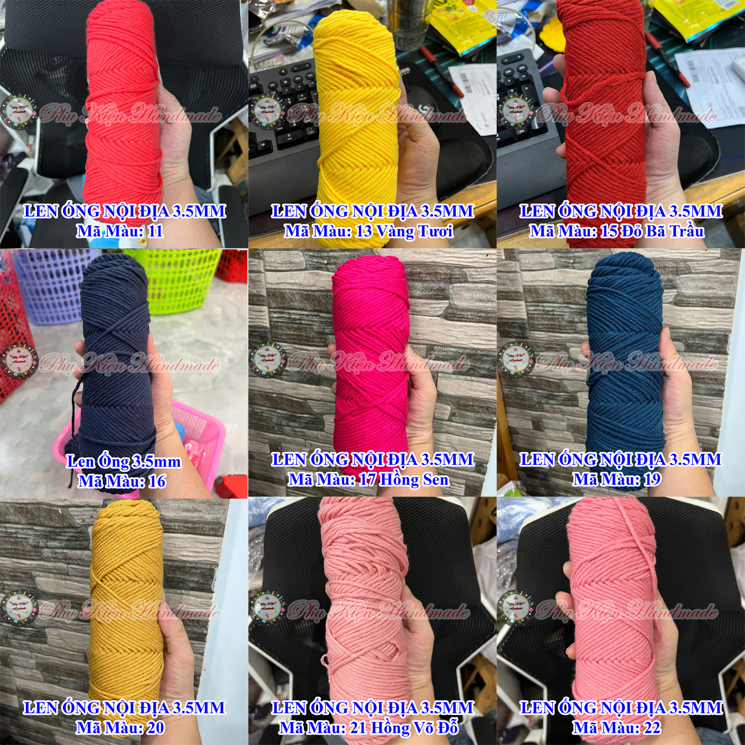 Len Ống 3.5mm / Len Cotton Love