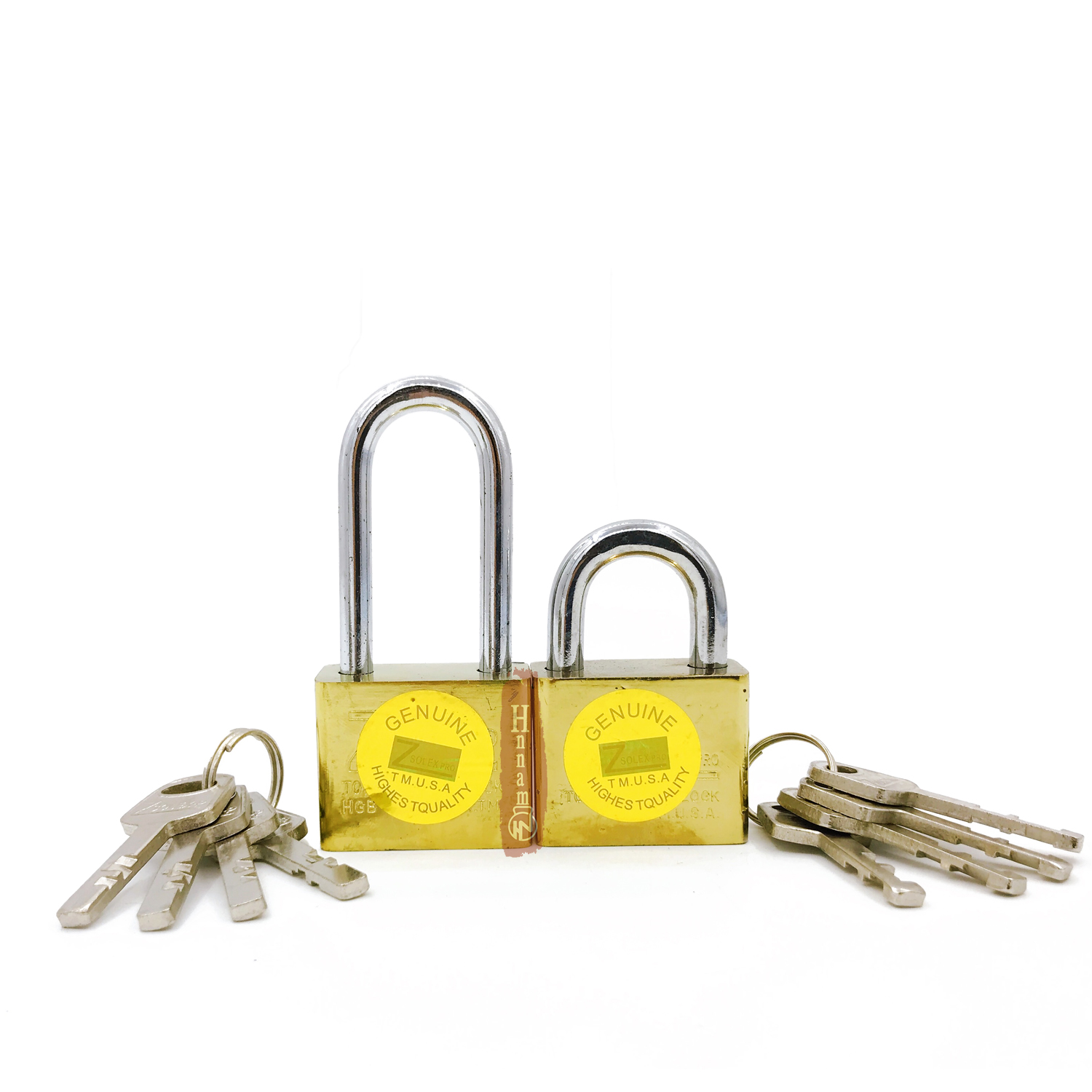 Zsolex-r usa-tm 2-lock combo size 40 mm mounting and long-key solution for motorcycle disc protection, room lock, gate lock