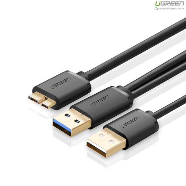 Cáp sạc và đồng bộ dữ liệu micro usb 3.0 dài 1m ugreen 10382 cao cấp