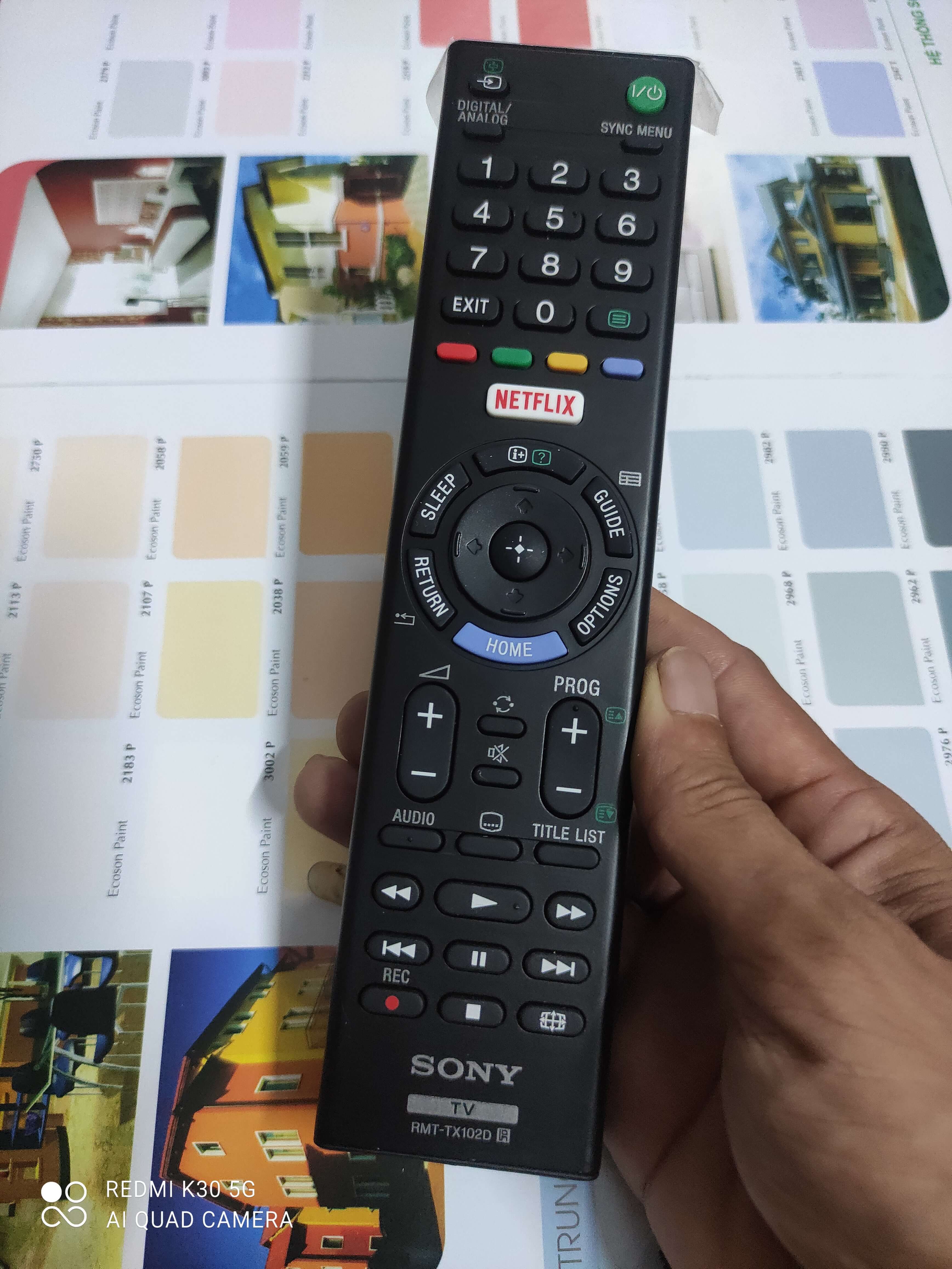 Điều khiển Ti Vi Sony 4K RMT- TX102D