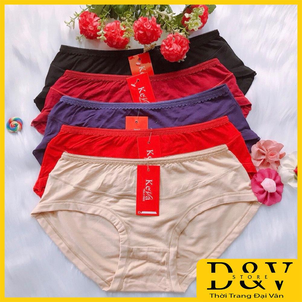 Quần Lót Cotton Siêu Co Giãn VN Xuất Khẩu, Quần Lót Nữ 40 đến 60kg (Thời Trang Đại Vân)