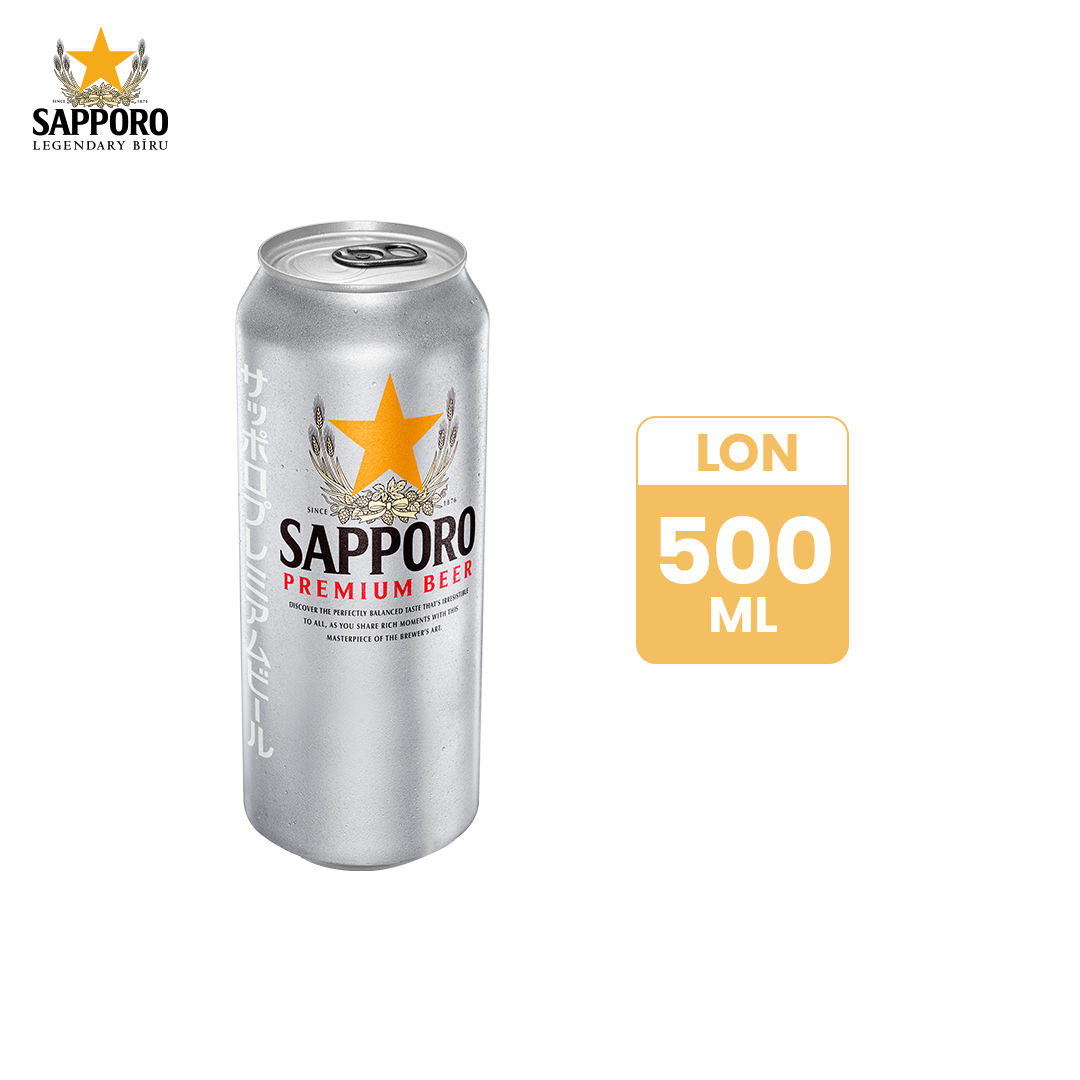Combo 02 thùng Sapporo Premium 12 lon - 500ml