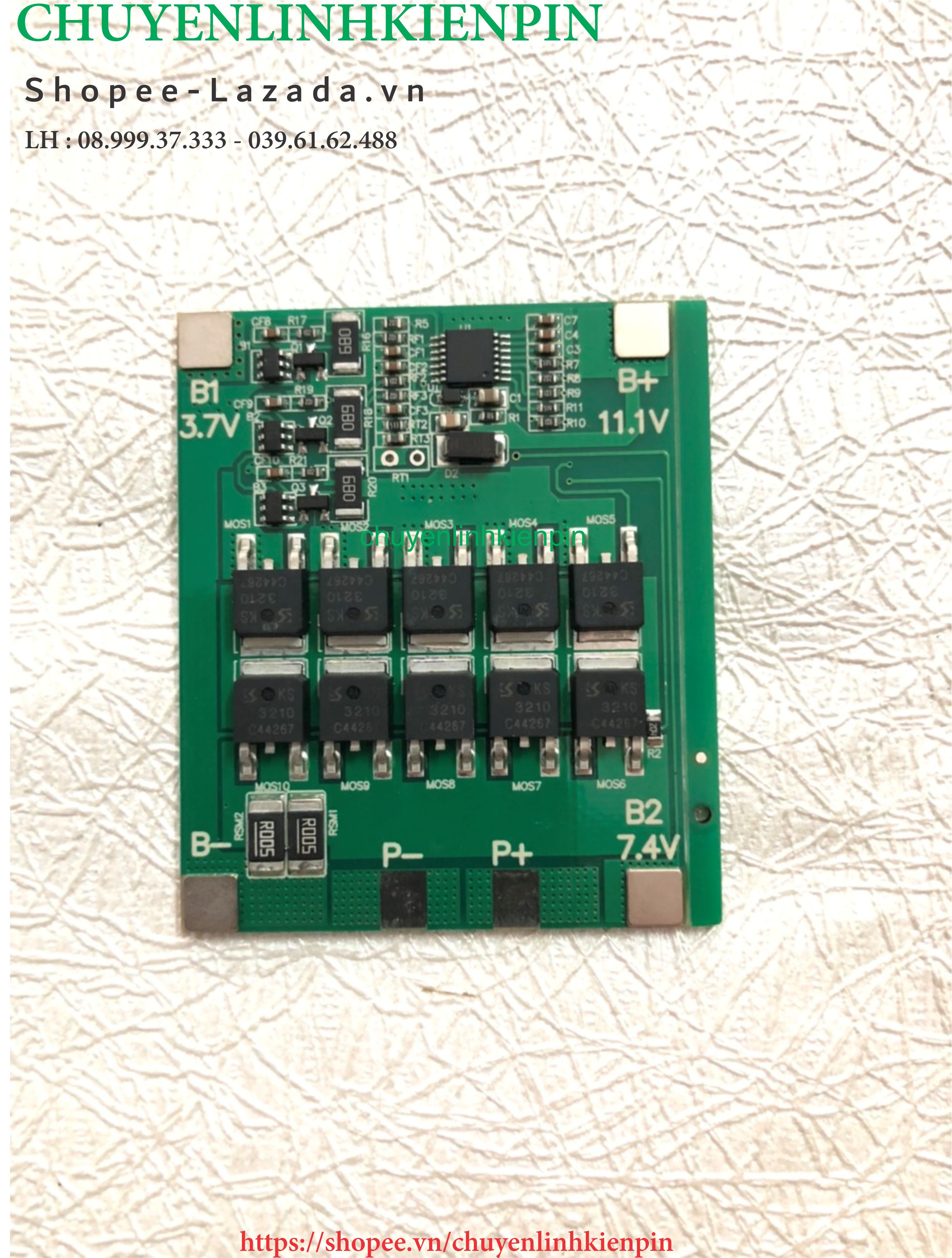 Mạch 3S 30A Full, bảo vệ Pin Lion ( BL64 54 )